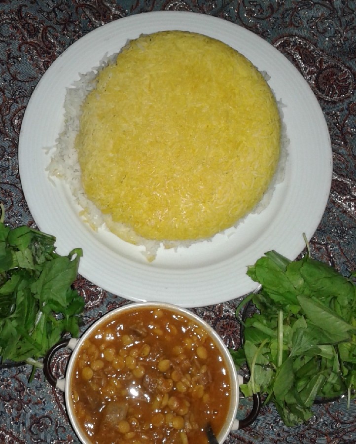 عکس پلو وخورش قیمه