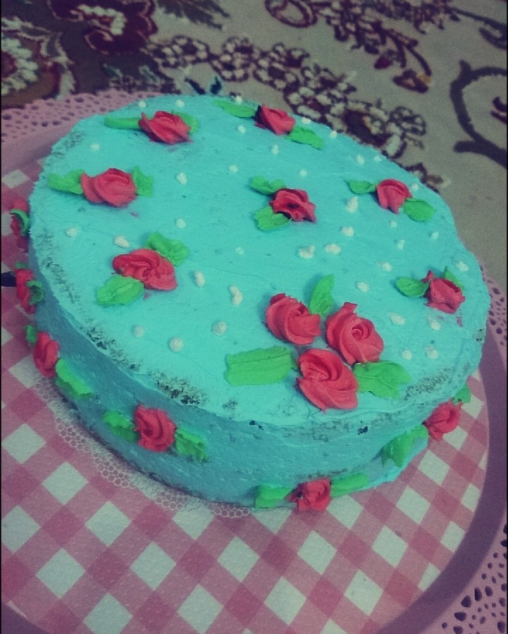 عکس کیک شکوفه 