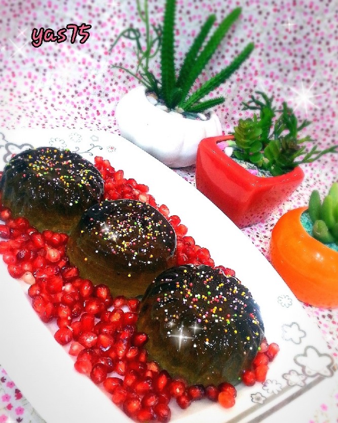 عکس ژله و انار...