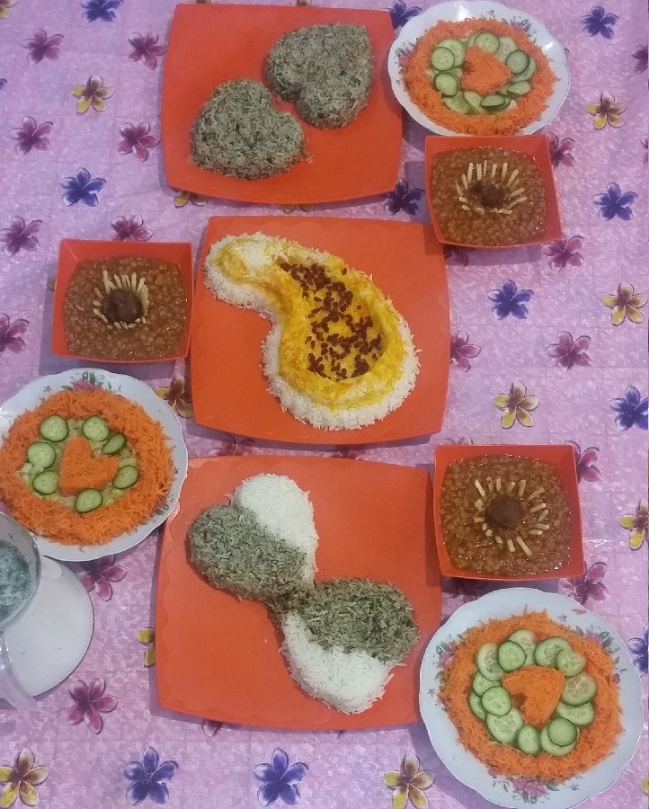 عکس برنج وقیمه