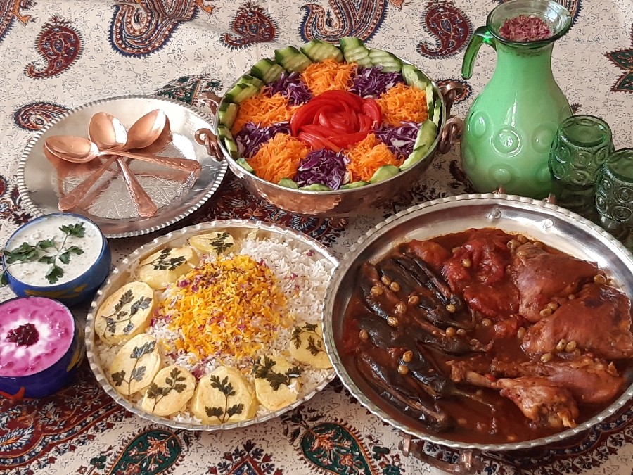 عکس خورش بادمجان