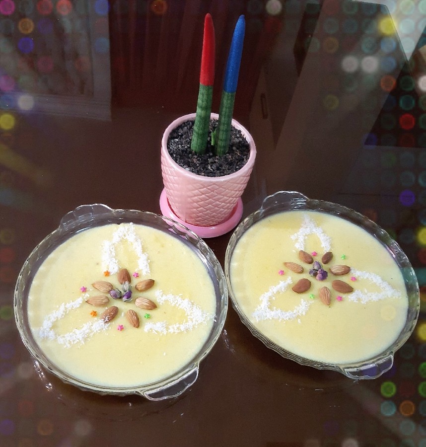 عکس شیربرنج زعفرونی