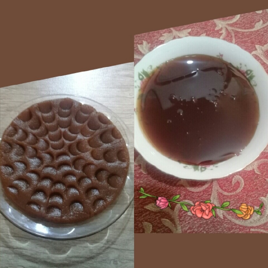 عکس حلوای آرد گندم و برنج با شیره ی انگور