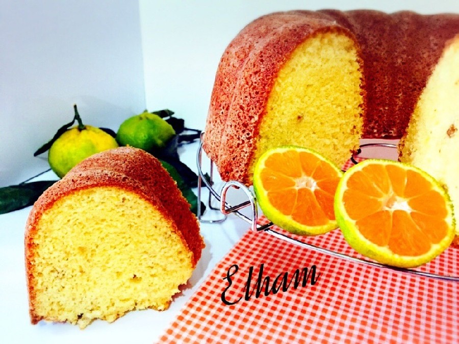 عکس کیک نارنگی