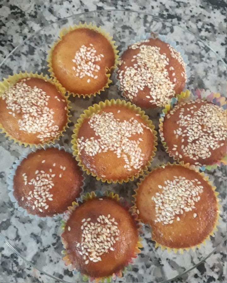 عکس کاپ کیک های ساده من