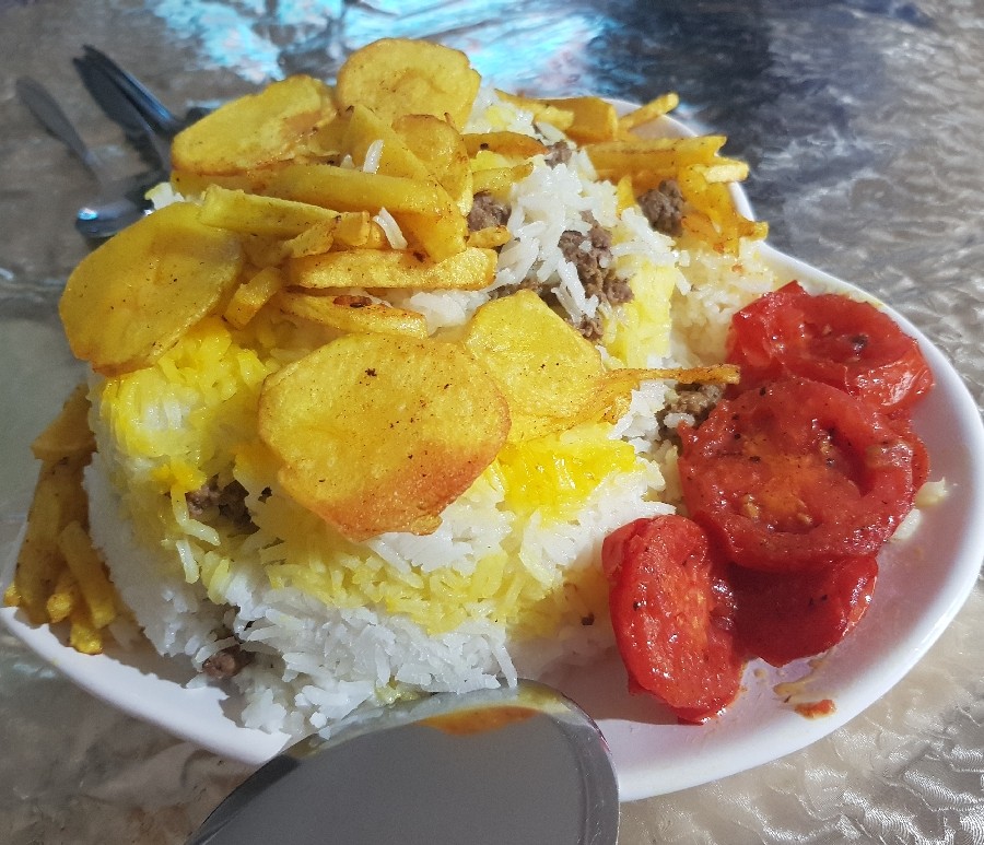 کباب لا پلو