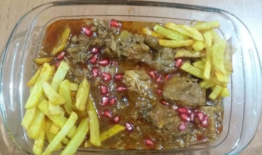 عکس خورش انار دانه مسما