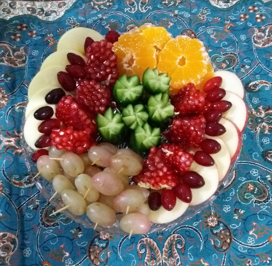 عکس تزئین میوه