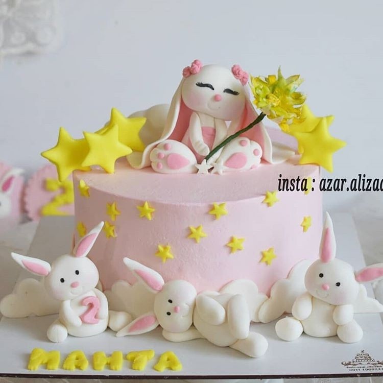 عکس کیک خرگوشی دخترونه