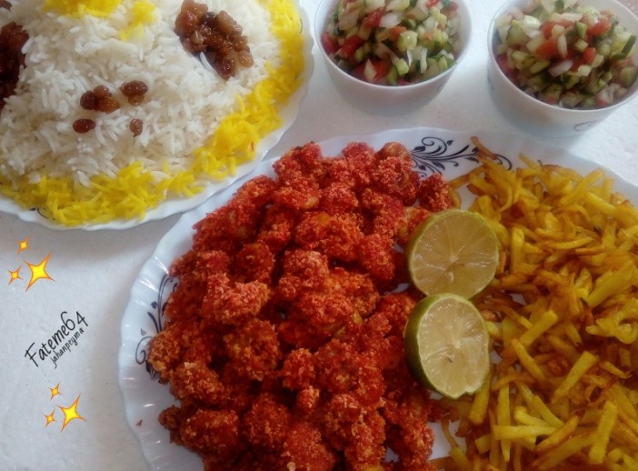 عکس میگو سوخاری