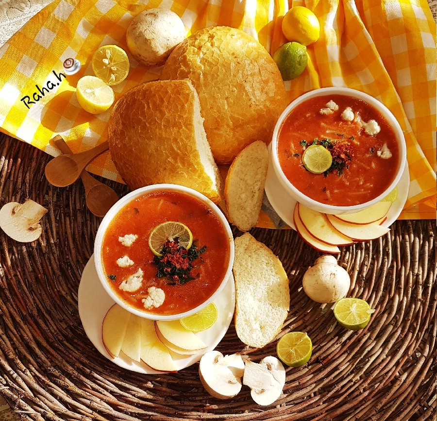 عکس سوپ ورمیشل سبزیجات
