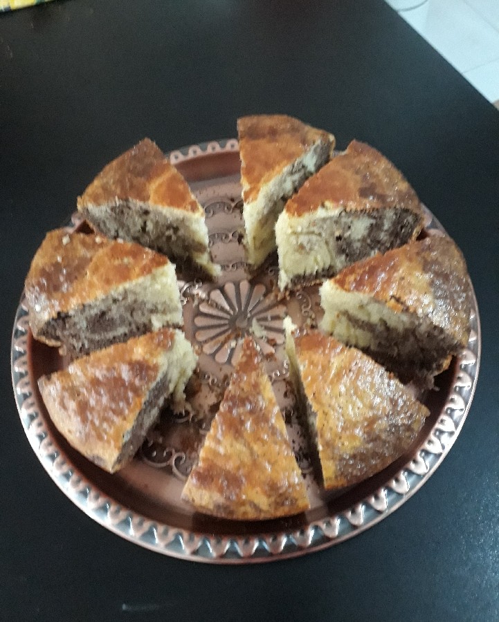 عکس کیک زبرا