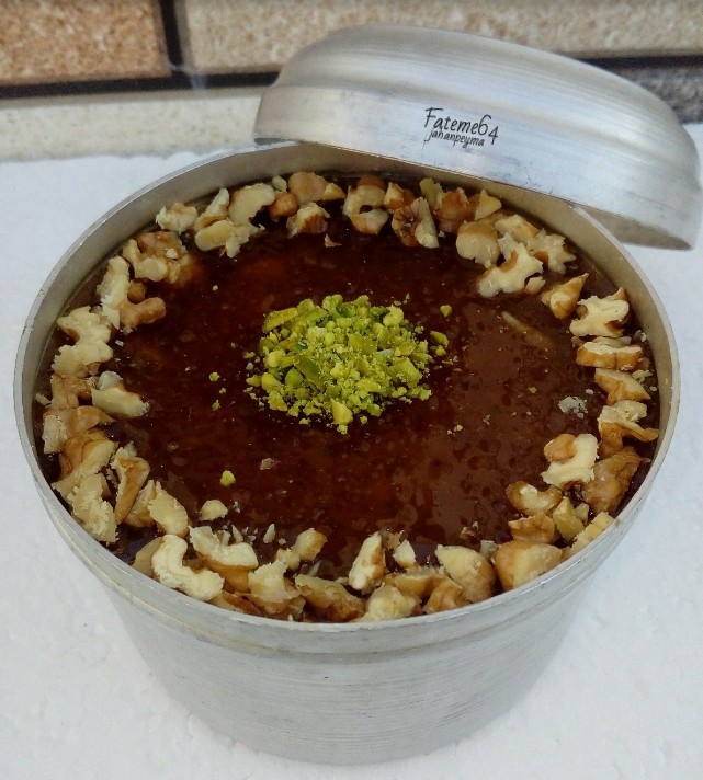 عکس مسقطی ساگو وشیر خشک