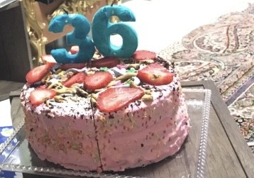 کیک تولد همسرجان 