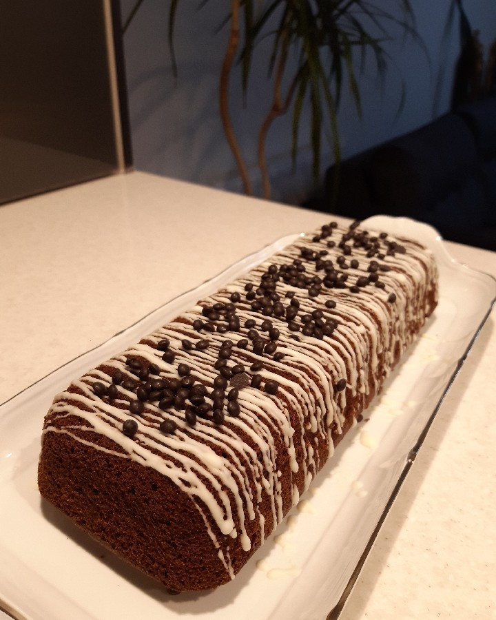 عکس کیک موزی شکلاتی