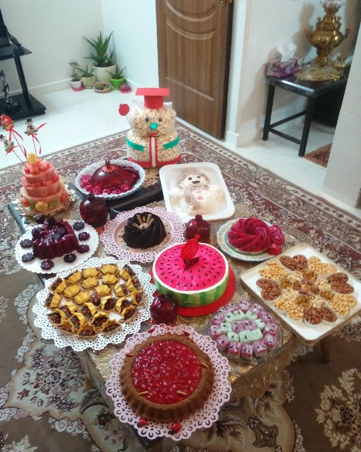 عکس سفره شب یلدای ۹۷.