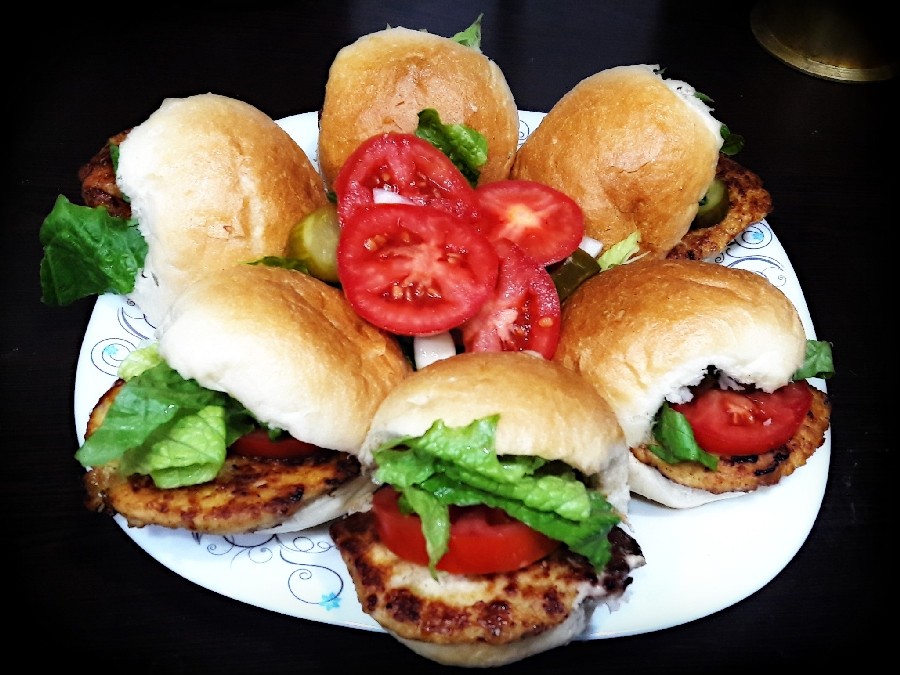 عکس چیکن برگر