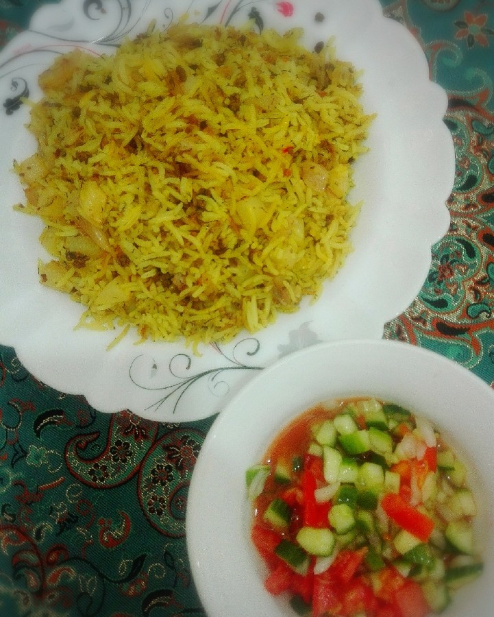 عکس استامبولی باگوشت چرخ شده وژله موز