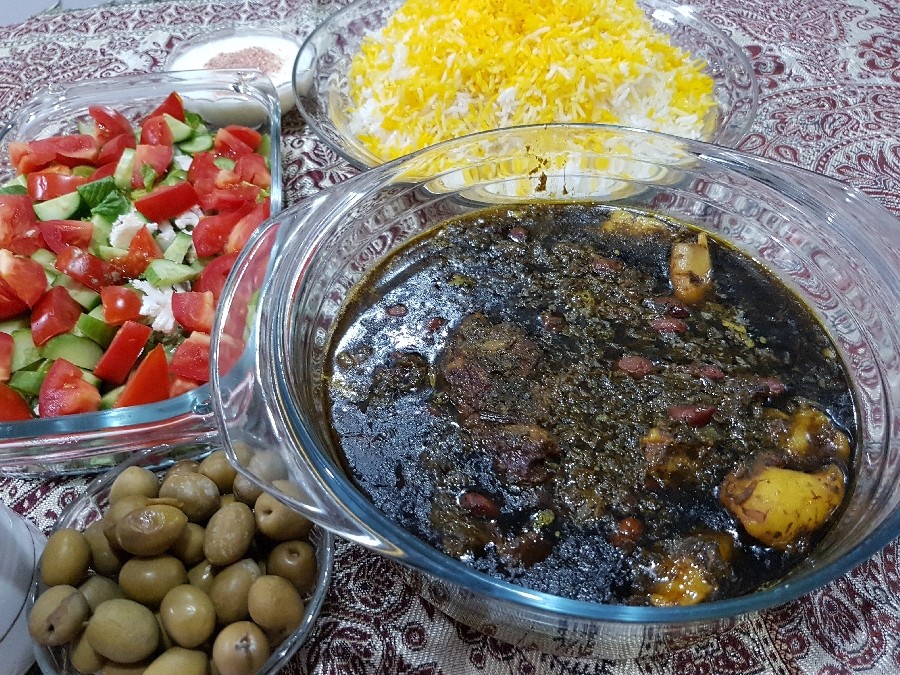 عکس قورمه سبزی جانان