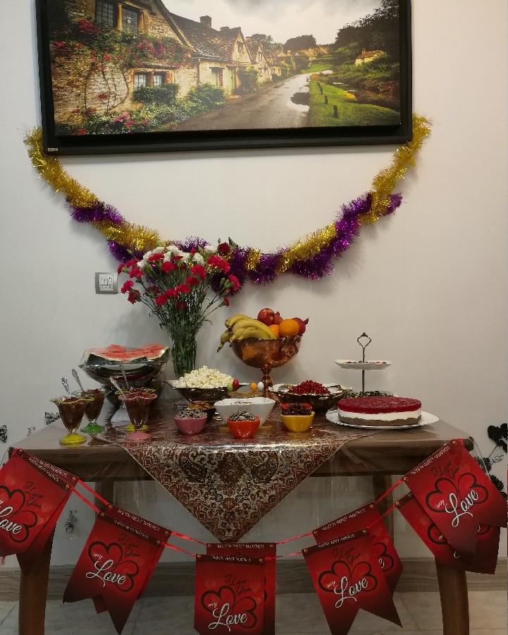 عکس میز شب یلدا 1398 ??