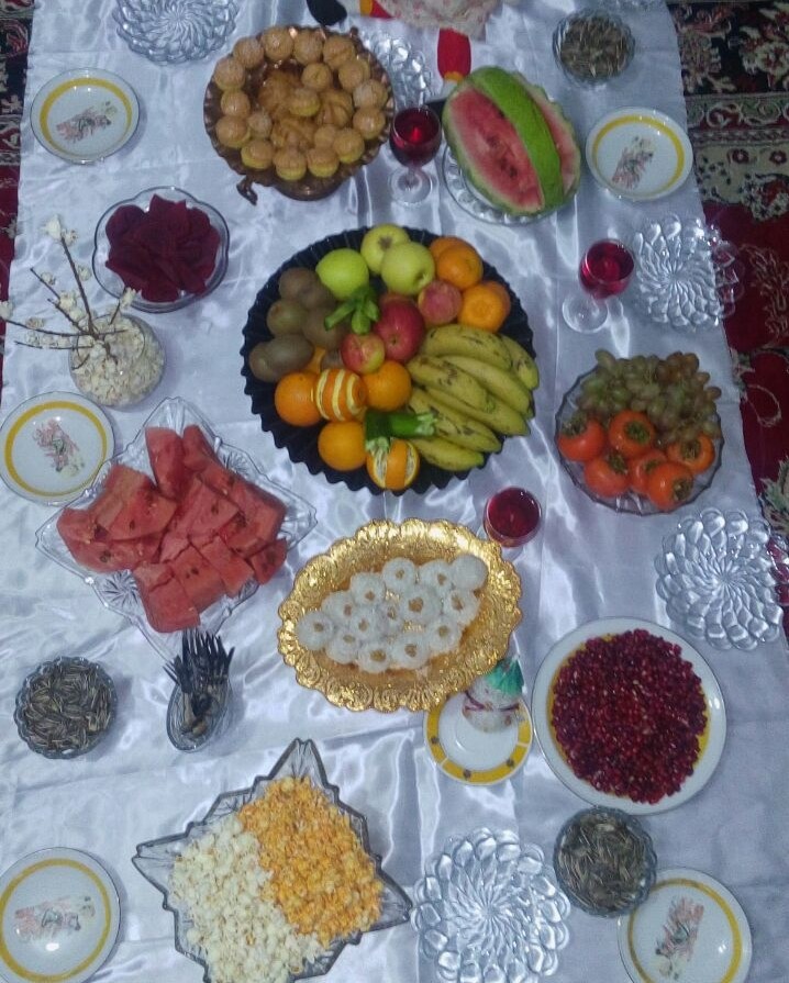 عکس سفره شب یلدا