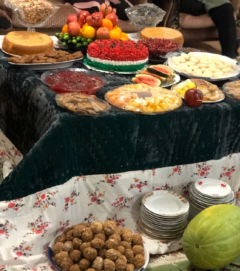 عکس سفره یلدا خونه مادرشوهرم