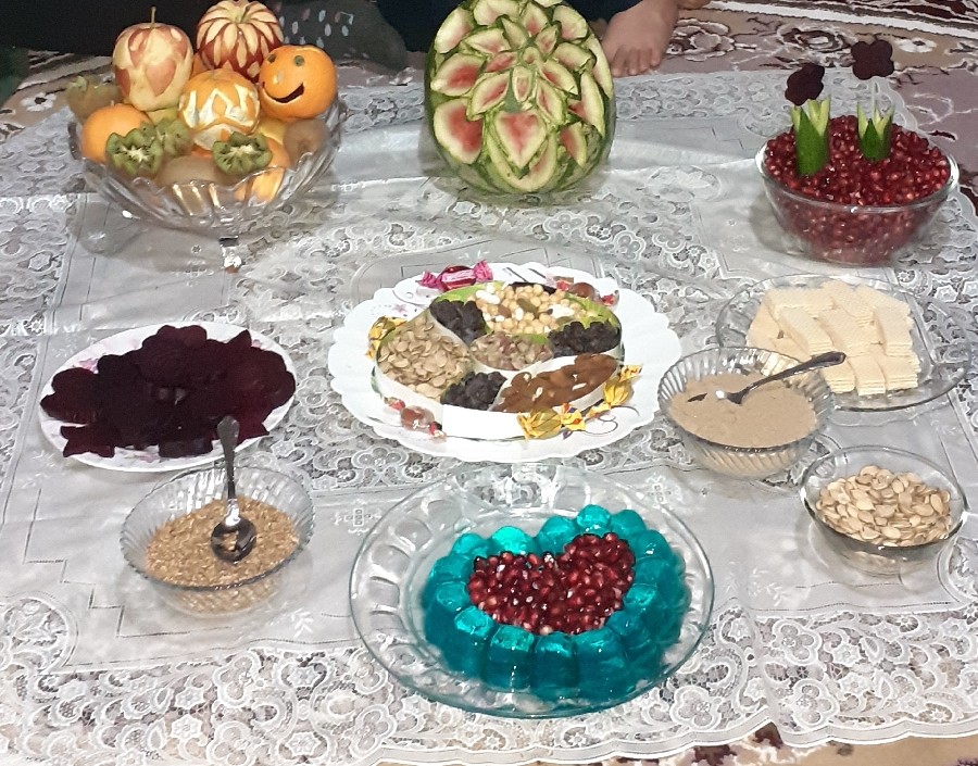 عکس سفره شب یلدا