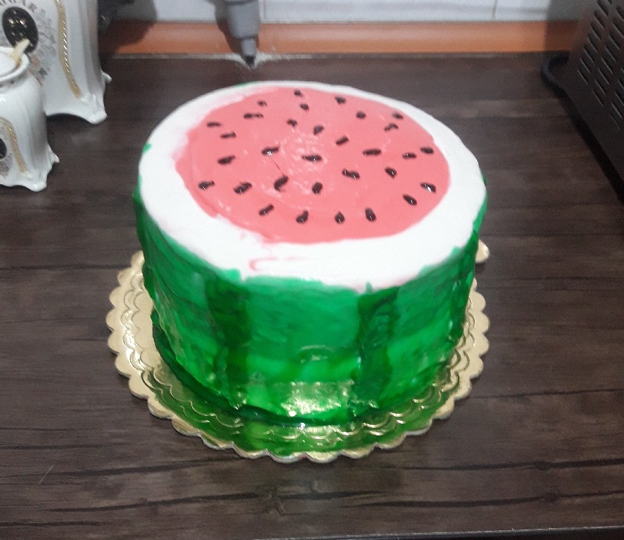 عکس کیک هندوانه فوری درمایکروویو