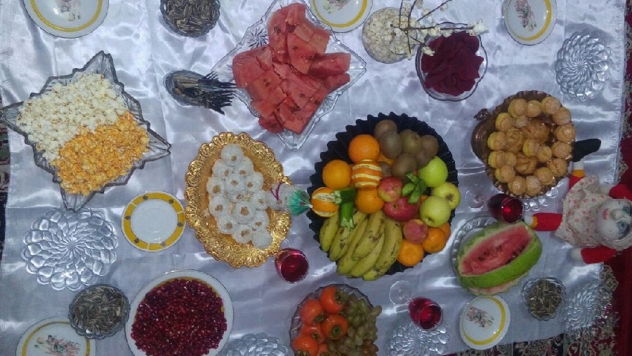 عکس سفره شب یلدا