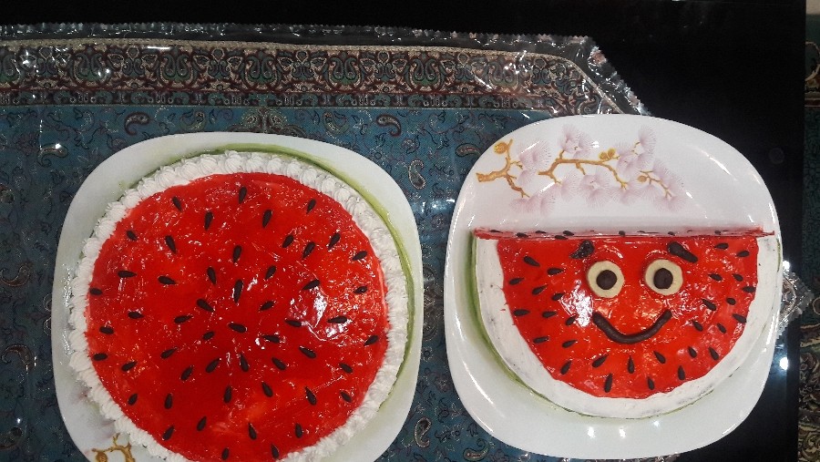 کیک هندوانه یلدا ۹۸