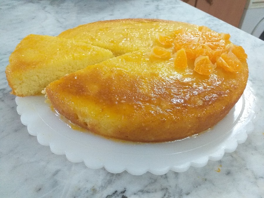 عکس کیک نارنگی با رویی نارنگی