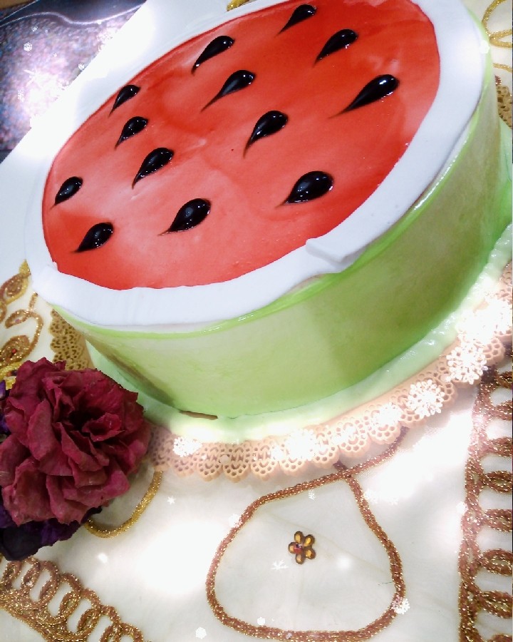 عکس ژله هندوانه&کیک یلدایی