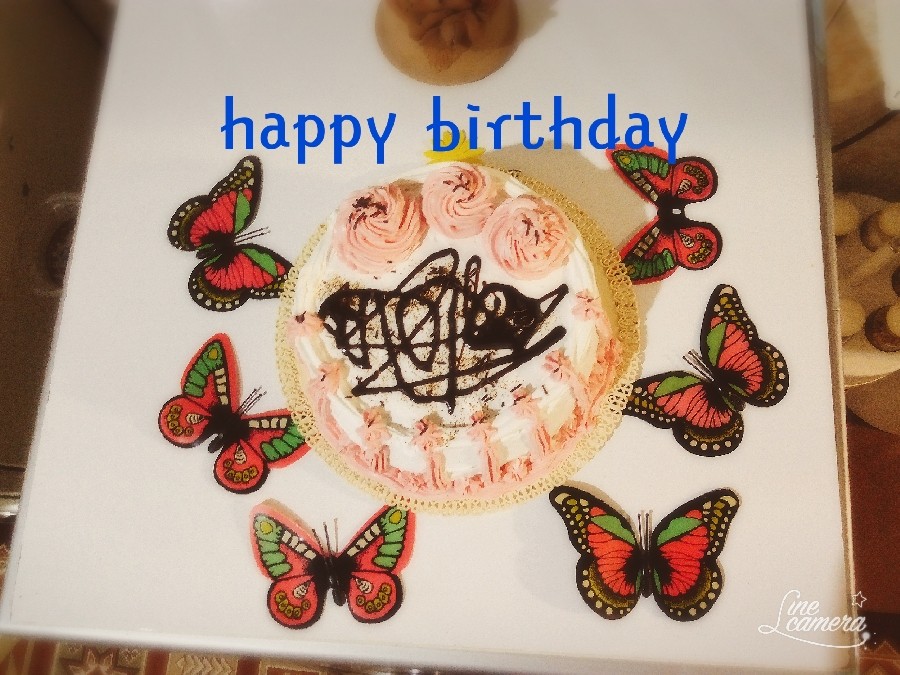 کیک خامه ایی خودم پز برای تولد همسری