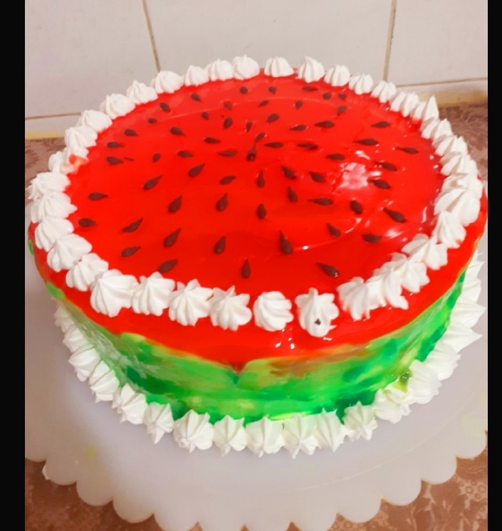 عکس کیک اسفنجی