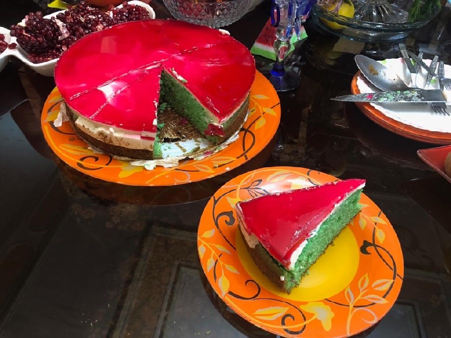 عکس کیک هندوانه من