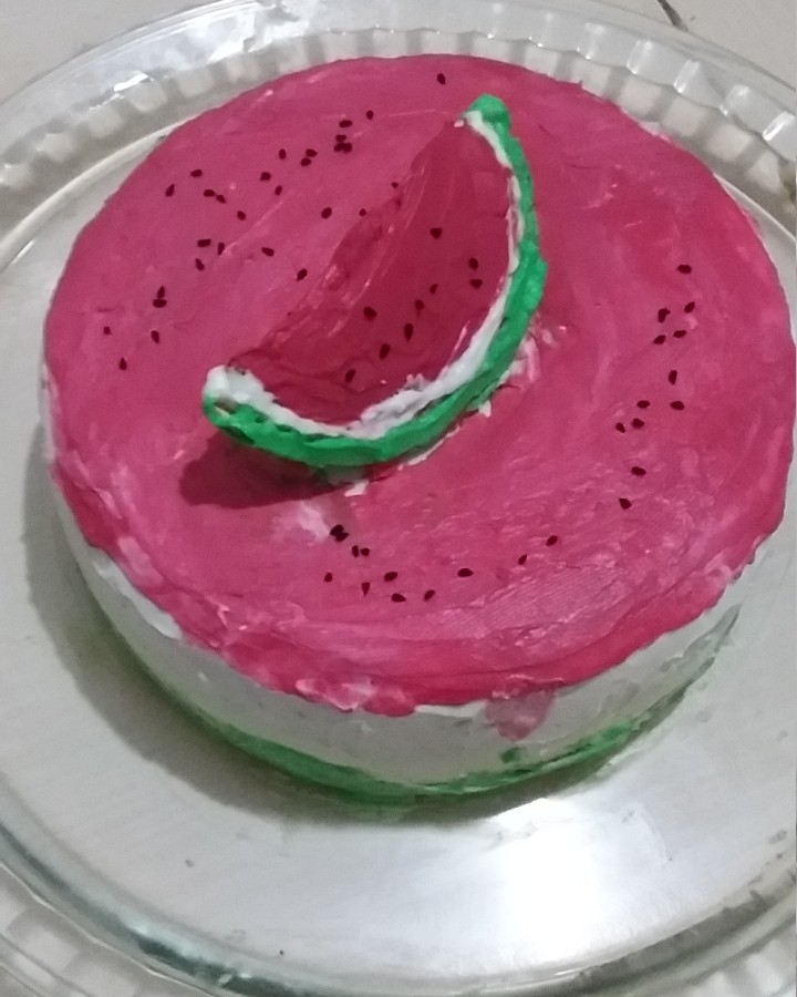 کیک هندوانه ای مخصوص شب یلدا