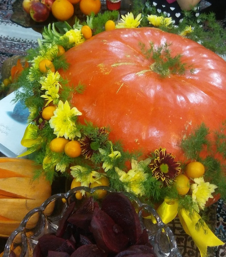 تذیین کدو شب یلدا