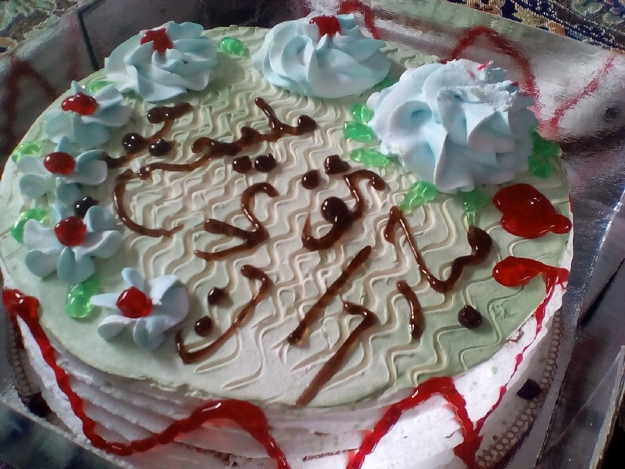 کیک تولد دوستم 