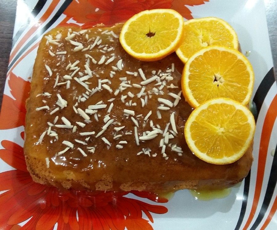 کیک شیفون پرتقالی
