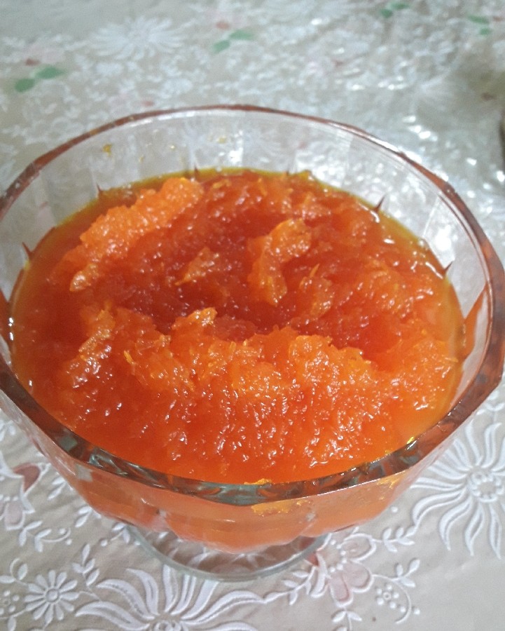 مربای هویج با اب پرتقال