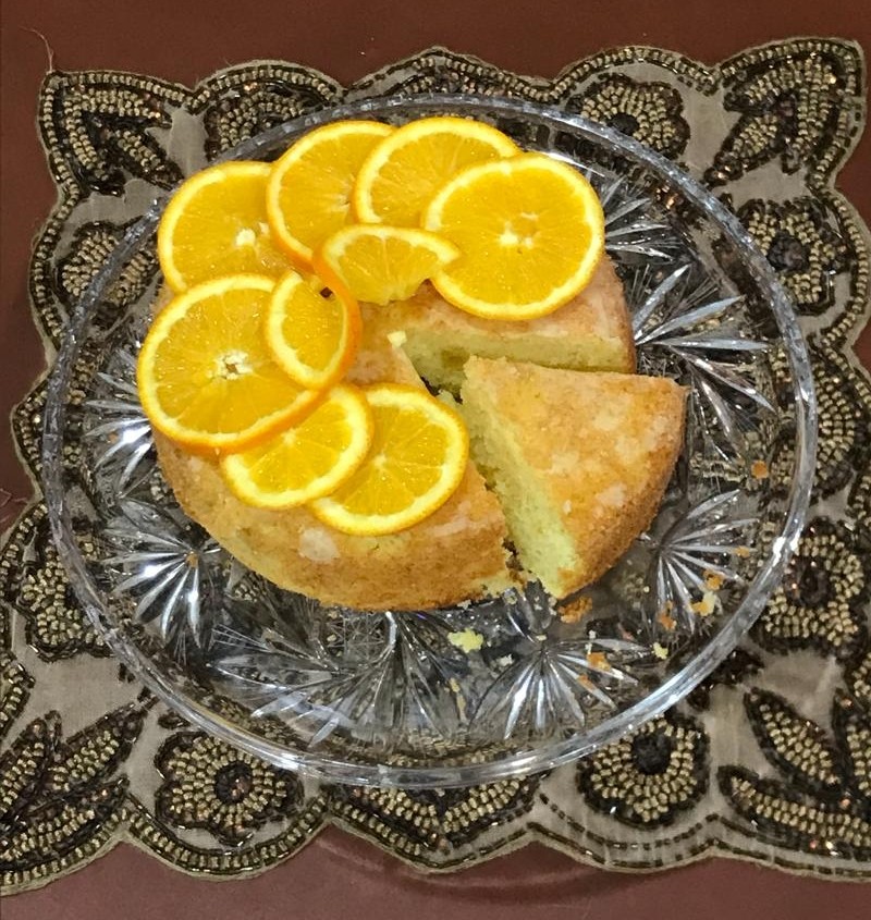 کیک پرتقالی پوک