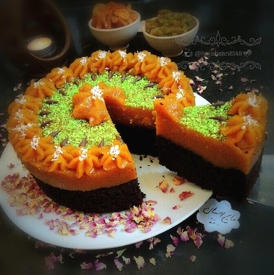 عکس کیک حلوا