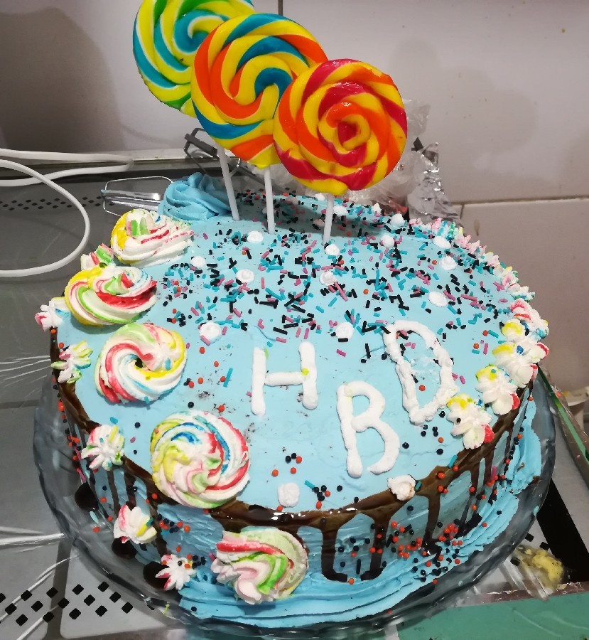 کیک تولد پسرم خودم پز?