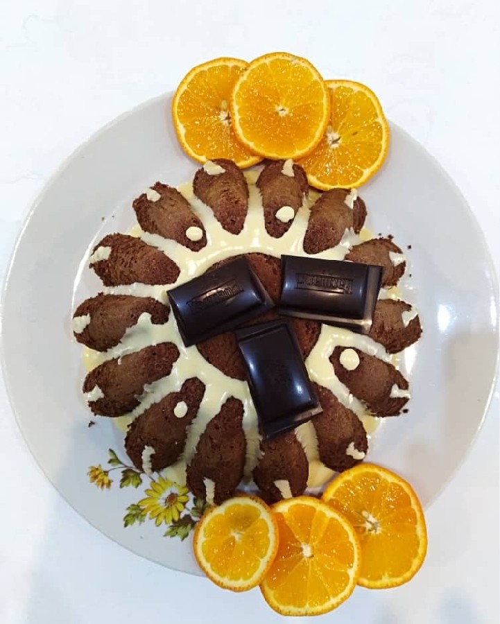 عکس کیک پرتقال
