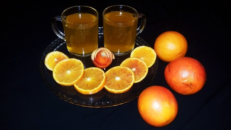 عکس چای پرتقال