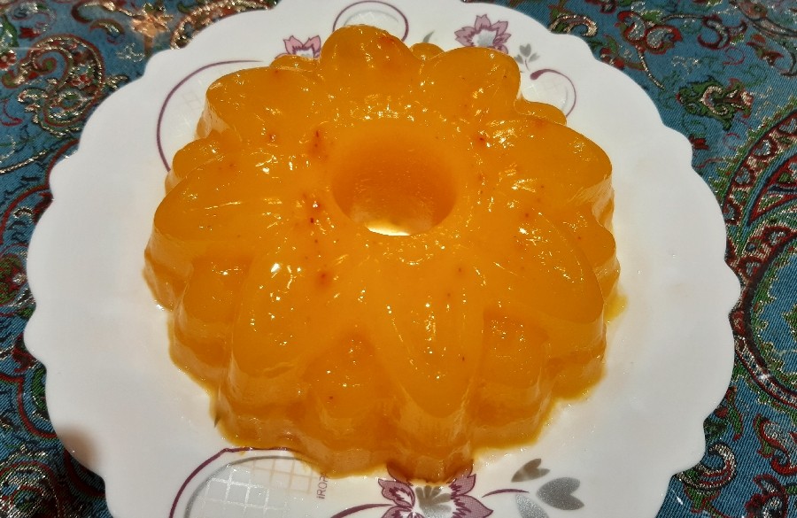 ژله آب پرتقال طبیعی