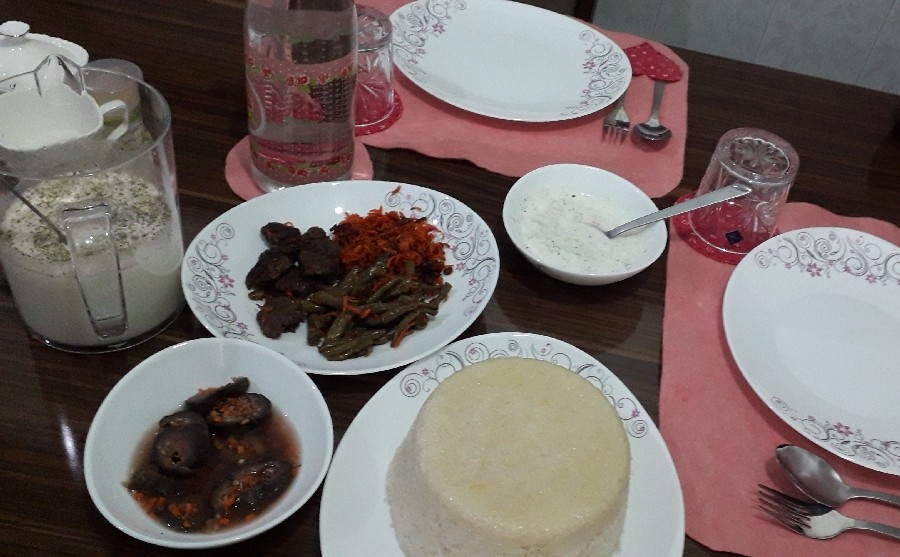 عکس برنج با گوشت