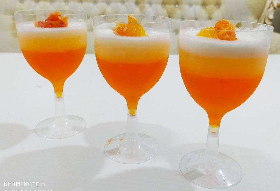 عکس ژله بستنی پرتقال