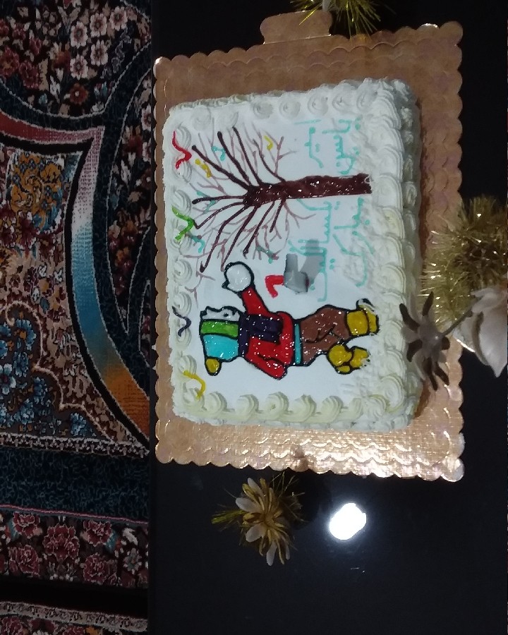 کیک تولد یکسالی پسرم