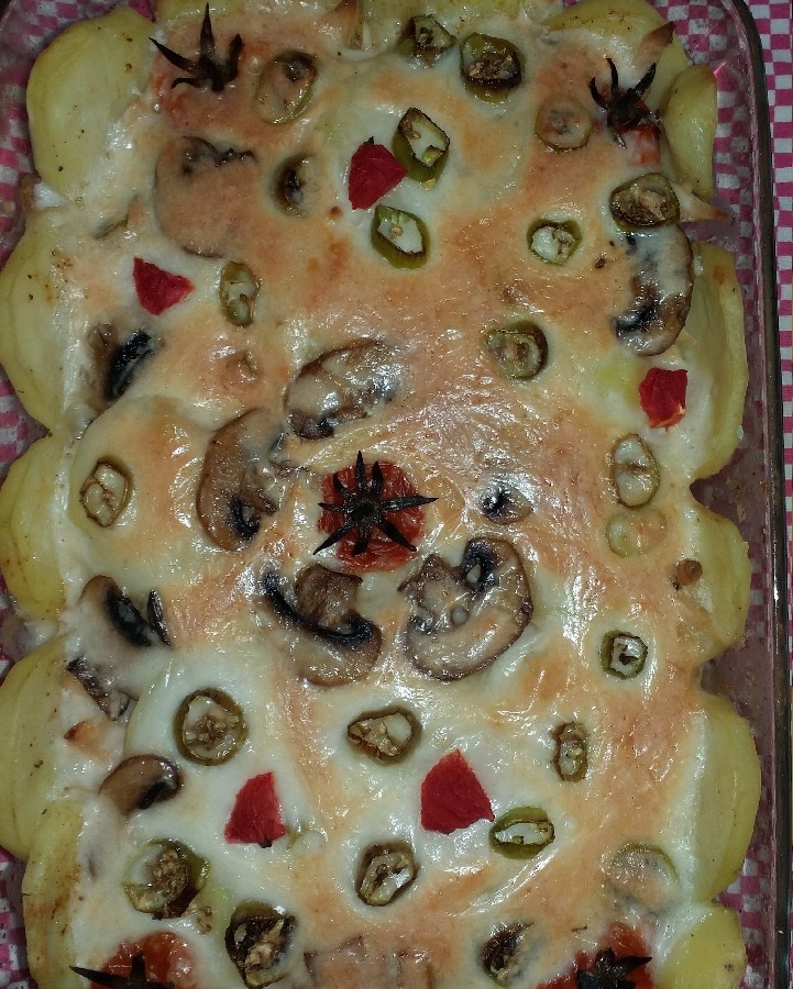 عکس گراتن سیب زمینی